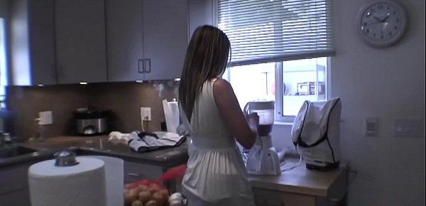  Stop by Devon Lee’s house for raspberry juice and a fuck at the kitchen table